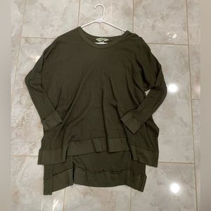 Hard tail High to Low Tunic Style Sweater